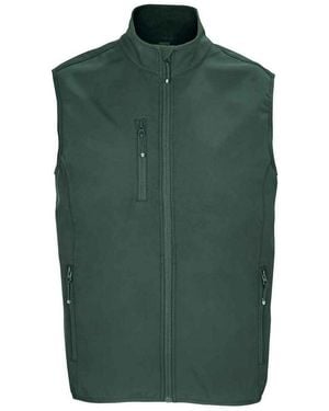 Sol's Falcon Softshell Recycled Body Warmer (Forest) - Green