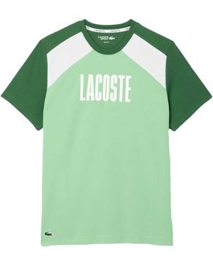 Lacoste Colour Block T-Shirt - Groen