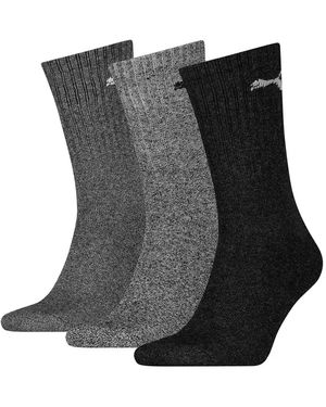 PUMA Adult Crew Sports Socks (Pack Of 3) - Black