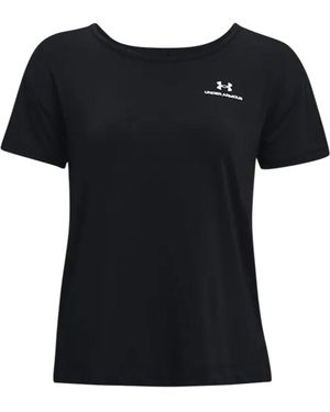 Under Armour Rush Energy Core T-Shirt Met Korte Mouwen - Zwart