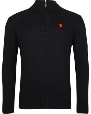 U.S. POLO ASSN. Us Polo Assn Gebreide Trui - Zwart