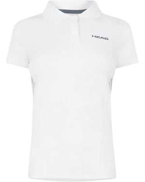 Head Poloshirt Met Clublogo Voor - Wit