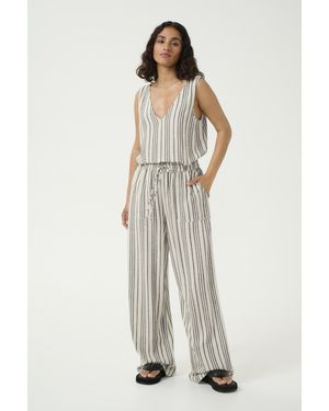 Kaffe Pants Suiting Kamilia Pants Suiting Relaxed Fit - Wit