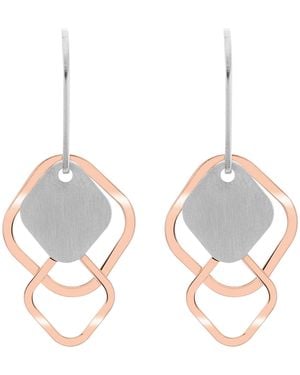 Orphelia 'Inez' 925 Sterling Drop Earrings - Multicolour