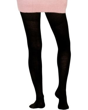 Steve Madden Merino Wool Tights For - Black