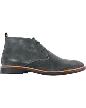 House Of Cavani Suede Lace Up Chukka Boots - Black
