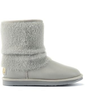 Australia Luxe Fame Short Ice Ankle Boots - Grey