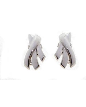 Orphelia 925 Sterling Stud Earrings - Black