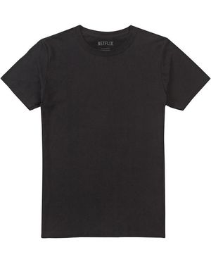K-Pop Demon Hunters Adult Huntr/X Band Back Print T-Shirt - Black