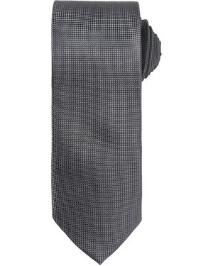 PREMIER Adult Micro Waffle Tie (Dark) - Grey