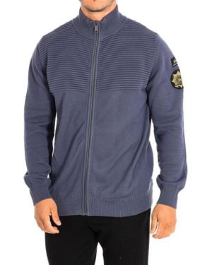 La Martina Long Sleeve Knitted Jumper Tmsg30-Xc040 - Blue