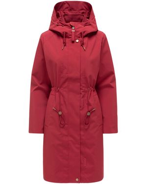 Marikoo Parka Zilanda Met Capuchon - Rood