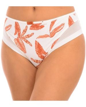 DIM Generous Elastic And Breathable Fabric Knickers 00A63 - Orange