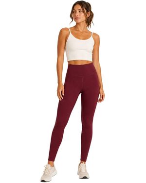PUMA Trainingsleggings Met Strakke Pasvorm Voor (Aubergine) - Rood
