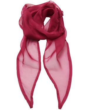 PREMIER Ladies/ Work Chiffon Formal Scarf (Hot) - Red
