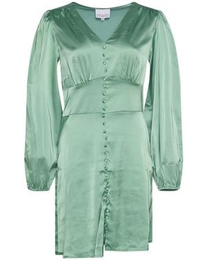 Noella Paris Patty Korte Jurk In Munt - Groen