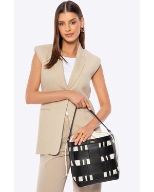 Wittchen Geweven Eco-Leren Tas - Naturel