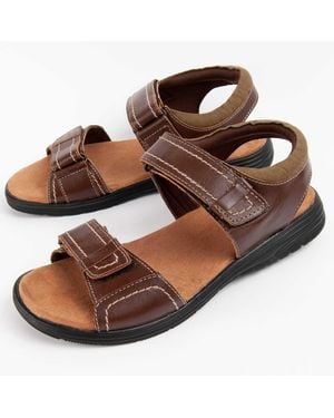 Purapiel Sandal Beira2 Leather - Brown