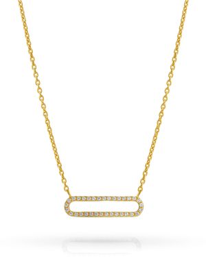 Orphelia 'Charm' 925 Sterling Necklace - Metallic