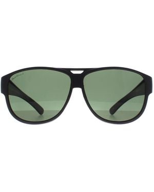 Montana Aviator Mat Grijs G15 Gepolariseerd Fo6 Fit Over Bril Zonnebril - Groen