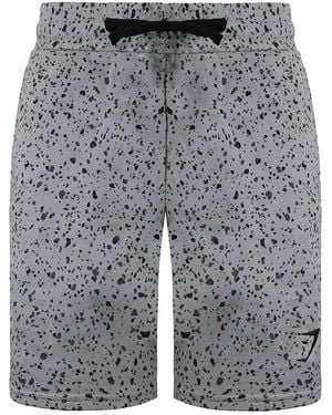 GYMSHARK Micro Print Grijs