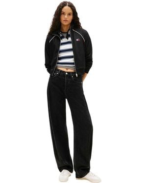 Tommy Hilfiger Trainingsjack Met Embleem - Zwart