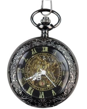 TruClothing Pocket Watch Mechanical Peaky Blinders Hunter Automatic - Metallic