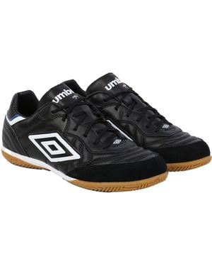 Umbro Speciali Eternal Team Nt Leather Trainers /Royal) - Black
