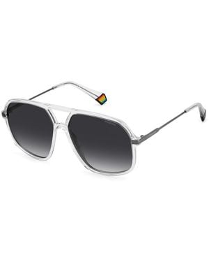 Polaroid Plastic Sunglasses - Metallic