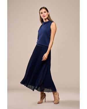 Mart Visser Lara Plisse Rok - Blauw