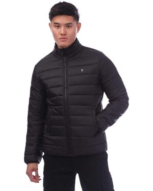 Farah Gewatteerd Herenjack - Blauw