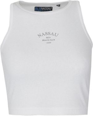 Nassau Beach Short Tanktop Nb231034 Nb Logo - Wit