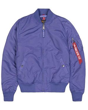 Alpha Industries Ma-1 Tt Light Bomber Jacket - Blue