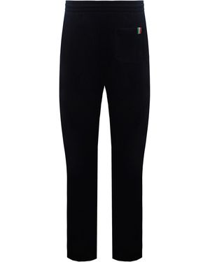 Lotto Leggenda Contrast Print Track Trousers Cotton - Black