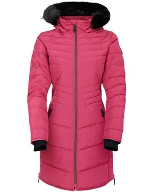 Dare 2b Ladies Striking Iiii Mid Length Padded Jacket (Hydrangea) - Pink