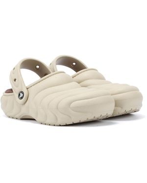 Crocs™ Classic Lined Overpuff Clogs - White