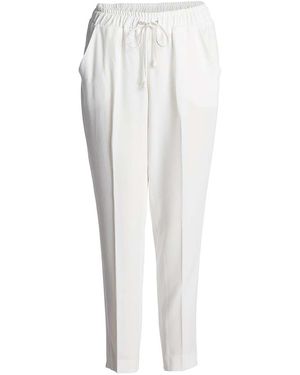 Conquista Broek Met Bandjes - Wit