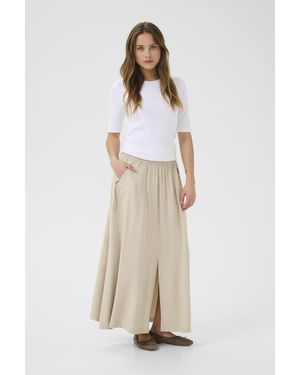 Kaffe Rok Kasonja A-shape - Naturel