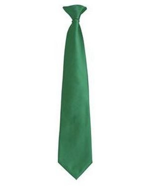 PREMIER Fashion ”Colours” Work Clip On Tie - Green