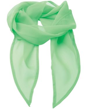 PREMIER Ladies/ Work Chiffon Formal Scarf (Apple) - Green