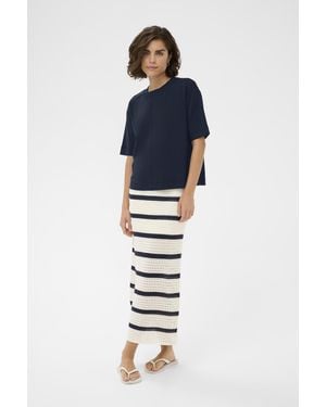 Kaffe T-Shirt Kaannie T-Shirt Baggy Fit - Blauw