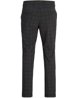 Jack & Jones Jack And Jones Marco Geruite Slim-Fit Chino's - Grijs