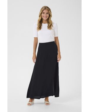 Kaffe Rok Loose Fit Black - Wit
