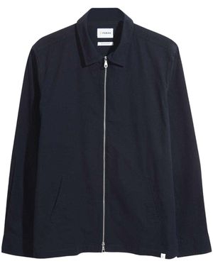 Farah Volledige Rits Regular Lange Mouwen Jas (Echt Marine) - Blauw