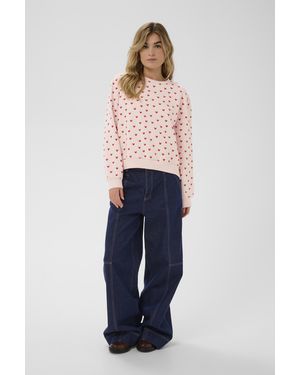 Saint Tropez Sweatshirt Pammasz Sweatshirt Loose Fit - Blauw