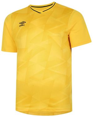 Umbro Triassic Logo Short-Sleeved Jersey /Empire) - Yellow