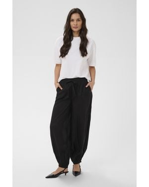 Kaffe Casual Broek Kabella Casual Broek Casual Fit - Zwart