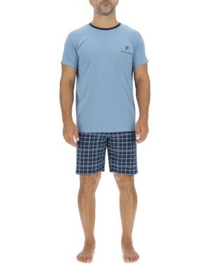 Pierre Cardin Korte Pyjama - Blauw