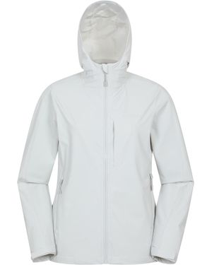 Mountain Warehouse Retreat Verpakbaar Soft Shell Jasje (Lichtgrijs) - Wit