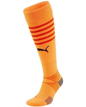 PUMA Teamfinal Voetbalsokken (Neon Citrus) - Oranje